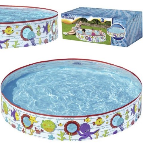 Basen rozporowy dla dzieci 152x25cm BESTWAY 55029 Basen rozporowy dla dzieci 152x25cm BESTWAY 55029