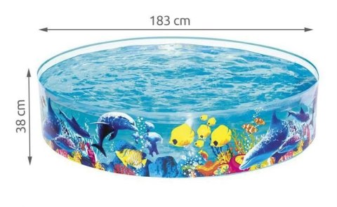 Basen rozporowy dla dzieci 183x38cm BESTWAY 55030 Basen rozporowy dla dzieci 183x38cm BESTWAY 55030