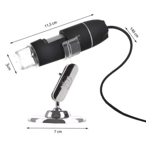Mikroskop cyfrowy USB 1600x Izoxis 25467 Mikroskop cyfrowy USB 1600x Izoxis 25467
