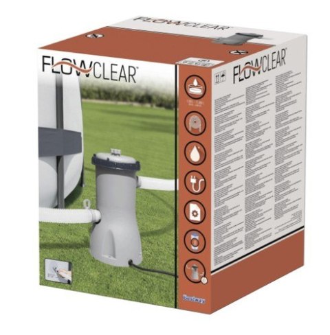 Pompa z filtrem 3028l/h - BESTWAY 58386 Pompa z filtrem 3028l/h - BESTWAY 58386