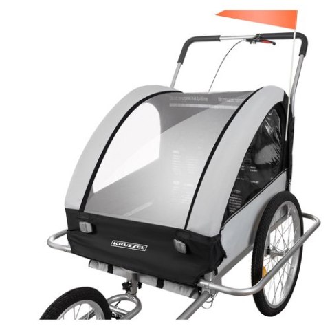 Przyczepka rowerowa amortyzowana 3w1 Kruzzel 25372 Przyczepka rowerowa amortyzowana 3w1 Kruzzel 25372