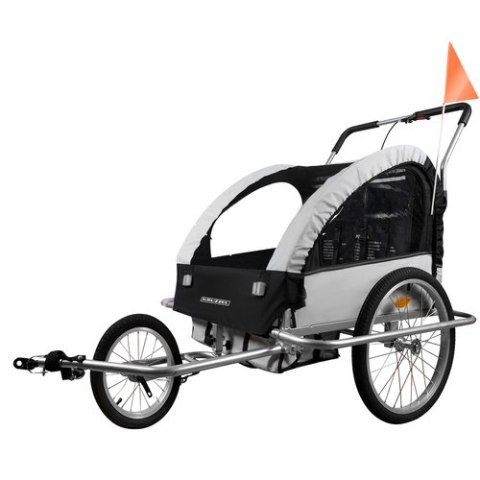 Przyczepka rowerowa amortyzowana 3w1 Kruzzel 25372 Przyczepka rowerowa amortyzowana 3w1 Kruzzel 25372