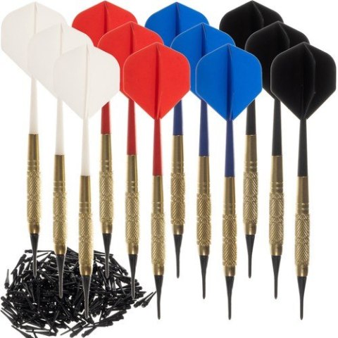 Rzutki dart zestaw 12szt + groty Trizand 21658 Rzutki dart zestaw 12szt + groty Trizand 21658