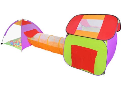 Namiot dla dzieci DOMEK + tunel + 200szt piłek Namiot dla dzieci DOMEK + tunel + 200szt piłek