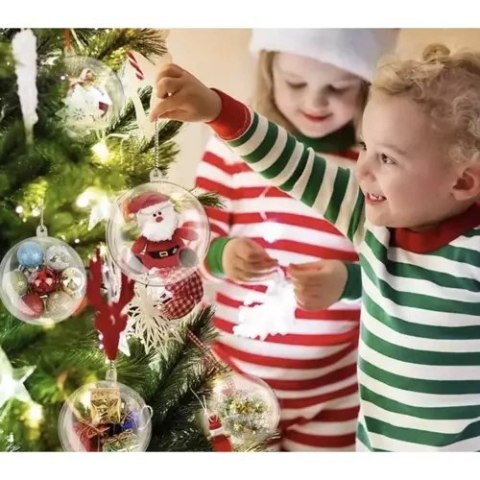 Bombki przezroczyste- zestaw 12szt Ruhhy 20508 Bombki przezroczyste- zestaw 12szt Ruhhy 20508