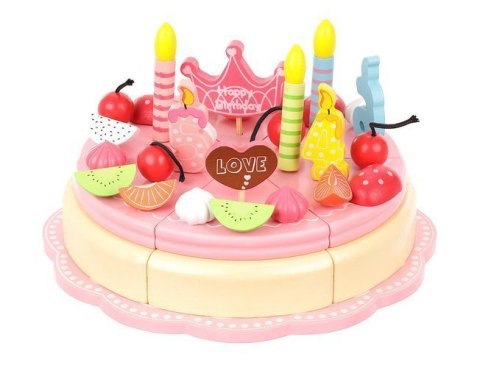 Tort urodzinowy drewniany Tort urodzinowy drewniany