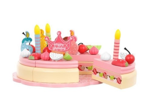 Tort urodzinowy drewniany Tort urodzinowy drewniany